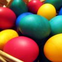 klasická obarvená velikonoční vajíčka