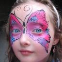 motýl - malování na obličej