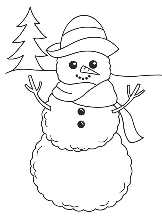 january theme coloring pages - photo #30