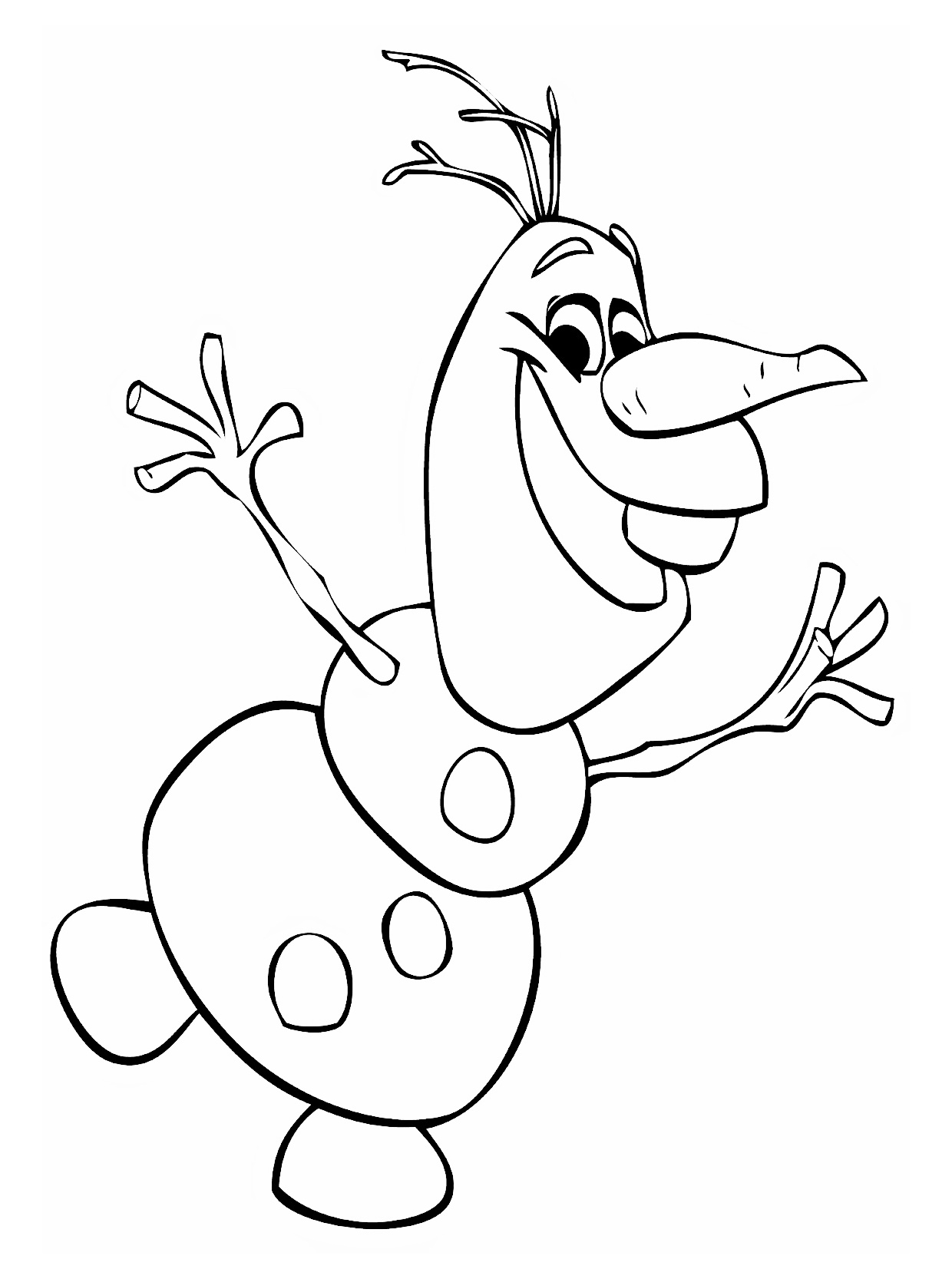 olaf happy birthday coloring pages - photo #15