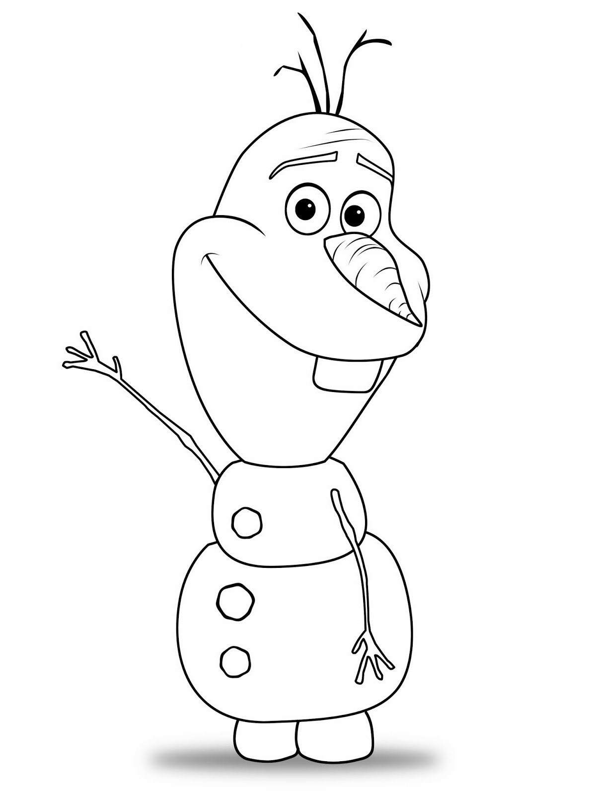 olaf frozen coloring pages free printable - photo #19