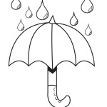 omalovánka deštník