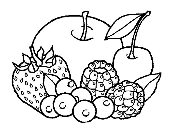 Omalovanky Ovocie