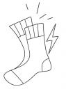 omalovánka ponožky