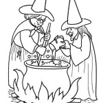 čarodějnice vařící lektvar