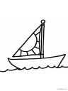 omalovánka loďka