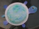 želva - papírový talíř