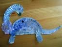 dinosaur z papíru