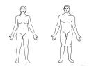 lidské tělo obrázek (žena+muž)
