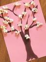 jarní tvoření - kvetoucí strom