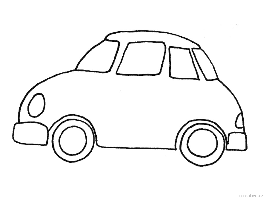 kreslená autíčka omalovanky, Omalovánky Moje první auta 21x14,5 cm MPA ...