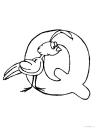 letter Q: quail (křepelka)