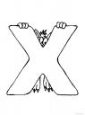 letter X: x (neznámý tvor)