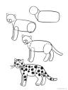 jak nakreslit leoparda