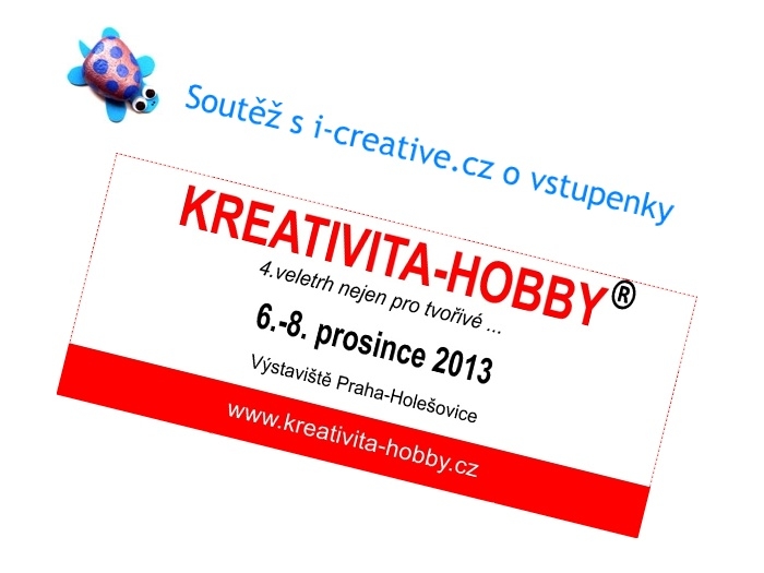 Soutěž s i-creative.cz o vstupenky na veletrh KREATIVITA-HOBBY