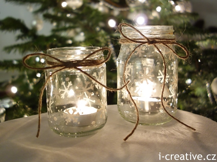 výroba dekorace - vánoční lucerničky