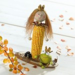 tvoření z kukuřice - panenka