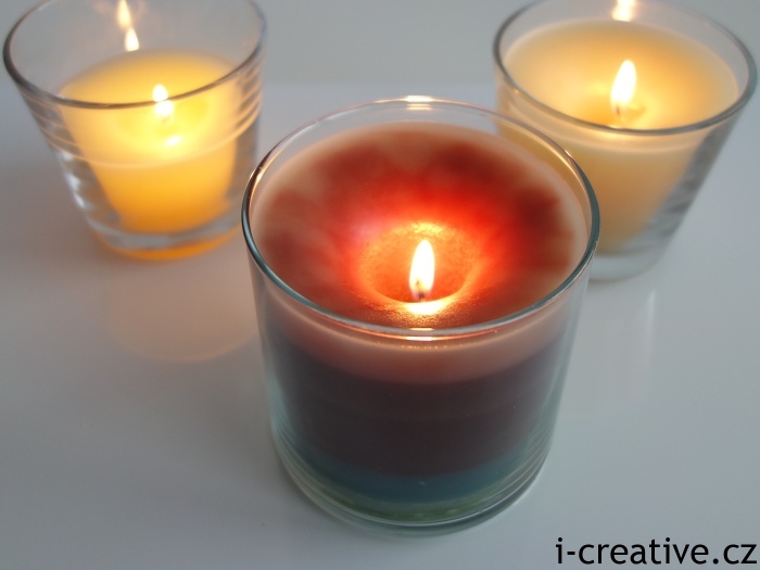 víčky z použitých aroma vosků Yankee Candle