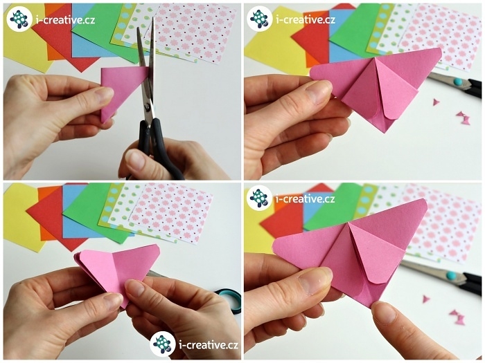 návod na origami motýla