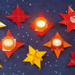 origami hvězdy