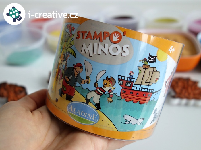 tiskátka Stampo Minos Aladine a barevné písky