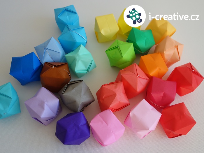 nafukovací origami balónky