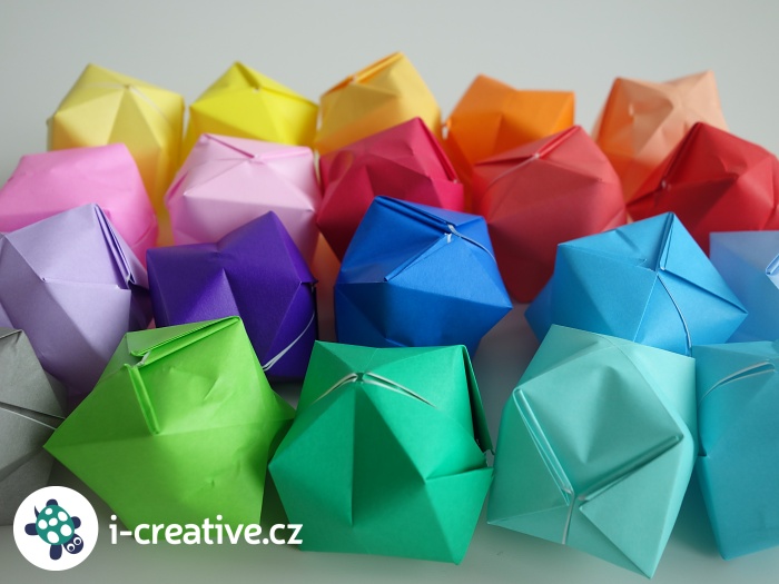 origami balónky