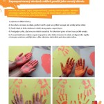 otisky rukou - ukázka z knížky Malujeme jinak